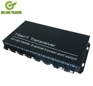 Bộ chuyển đổi quang điện 8 quang 2 LAN - Converter quang 1Gbps