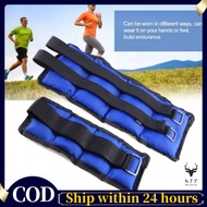 COD【3KG x 2PC】 Sandbag For Leg Weight Strap Ankle Weight Ankle Weight Sand Bag Ankle Bag Pasir Pembe