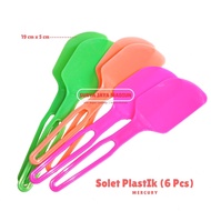 6pcs Plastic Mortar/ Spatula/Seasoning Mortar/Pestle