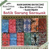 Kain Batik Sarawak Corak Borneo Asli Kain Batik Sarung Siap Jahit Kain Batik Motif Pua Kumbu Viral  Batik Cotton