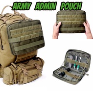 Military Admin Pouch Tactical Molle Medical First Aid Pouch Outdoor Sport Nylon Multifunction Backpack Accessory Army
