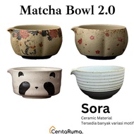 STORYRUMA Chawan Matcha | Ceramic Matcha Bowl | Matcha Tea Bowl - Sora