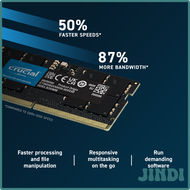 [JINDI] Crucial DDR5 4800MT/s 32GB 5600MHz Memory 16GB 24GB 32GB 48GB Laptop RAM SO-DIMM Memory for 