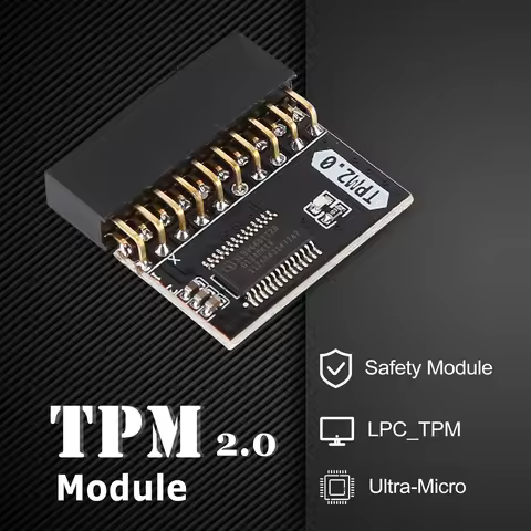 4G TPM 2.0 Module 20-1 Pin Gigabyte/A S U S Encryption Security Module 2 Memory Slots 20 Pin Motherb