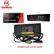 Harmony Ebike Charger Lead Acid 60v25ah 60v32/38ah Smart Charger Battery Output Automatic Shutd