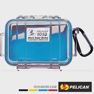 PELICAN 派力肯 1010 Micro Case 微型防水氣密箱-透明(藍)