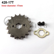 Front Engine 428# 17mm 20mm 10T-19T Sprocket For KAYO BSE SSR SDG Dirt Pit Bike ATV Quad Go Kart Mop