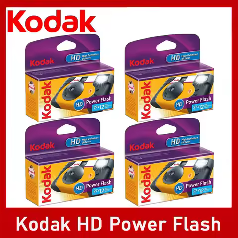 Kodak One Time Disposable Film Camera 1-5Pcs Kodak Film Camera Kodak HD Power Flash 39 Photos ISO 80