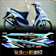 Striping mio sporty mio smile mio amore mio thailand stiker mio smile variasi putih