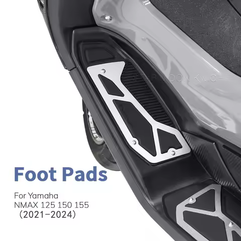 Motorcycle Footrest Foot Pads Pedal Plate Pedals For Yamaha NMax 125 150 155 N Max NMax125 NMax150 N