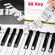88 Key Stickers Piano Keyboard Removable Reusable Piano 88 Keys