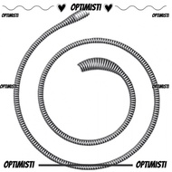 OPTIMISTI Drain Snake, Steel Drill Powered Plumbing Snake,  Spiral Head Bendable Flexible Spring Spr
