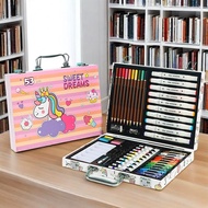 Children Painting Set: Marker Pen, Oil Painting Set, Acrylic Paint Universal 53-Piece Set Art Painti