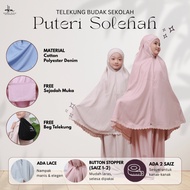 Hanna Mirae Telekung Budak Sekolah PUTERI SOLEHAH Tadika 5 - 11 Tahun Lembut Cotton Sejuk Selesa