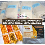 Potato flour Long Potato Contents 100gr original premium french fries flour halal