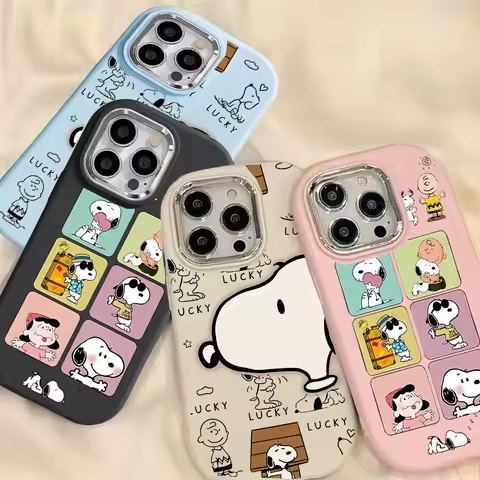 Y2K Snoopy Case for Samsung S25 Plus S24 S23 S22 Ultra S20 S21 FE A56 A16 5G A36 A15 A35 A25 A26 A14