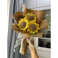 Handmade Crochet Sunflower Flower Bouquet [Price for 1 flower only]