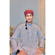 MERAH Peci Turban MSS Jogja Imamah Instant Permanent Practical Straight to Wear Kopiah Songkok Udeng