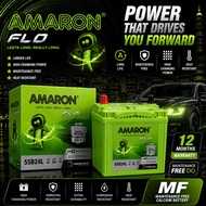AMARON FLO CAR BATTERY NS60RS/LS (55B24R/L) MF PROTON SAGA/TOYOTA VIOS/NISSAN ALMERA)