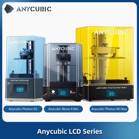 ANYCUBIC DLP SLA LCD 3D Printer High Speed UV Resin 3D Printer Wash Cure Machine Photon Mono 2, M7 P
