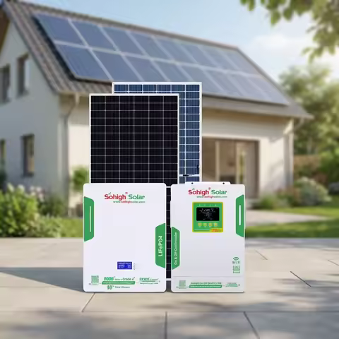Home Hybrid Solar MPPT System Kit 1KW 3KW 6KW 12KW 16KW 25KW off Grid Energy Storage System LiFePO4 