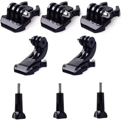 For GoPro Hero 13 12 11 10 9 J Hook Buckle Torso Helmet Mount Base For Insta 360 X5 X4 DJI Action 6 