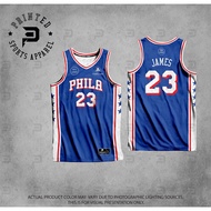 PHILA.DelPhia 76ers LBJ FULL SUBLIMATION SANDO JERSEY