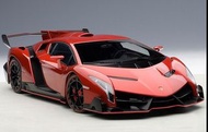 絕版合金 1:18 AUTOart Lamborghini Veneno METALLIC RED (林寶堅尼 Aventador Gallardo Murcielago Diablo Centena