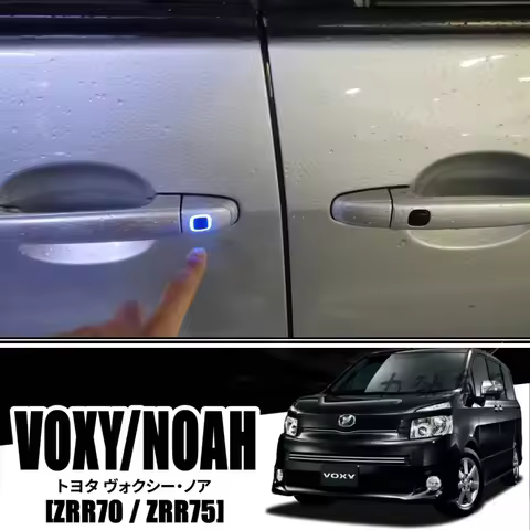2pcs Autto Buttons With Light For NOAH VOXY 70 Series PREVIA/ESTIMA 50 Power Sliding Middle Door-ONE