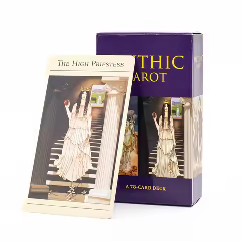 78 Pcs The New Mythic Tarot Deck 10.3*6cm Adult English Card Playing Cards Fate Games Colorful Box B