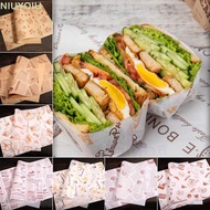 NIUYOIU Oil-proof Baking Paper Wax Paper Baking Sandwich Paper Wrapping Paper Newspaper Style Cake D