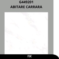 Keramik 40x40 Roman Abitare Carrara (Motif putih alur abu) 