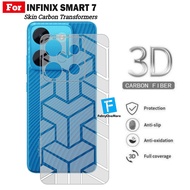 Skin Carbon Infinix Smart 7 Motif Transformers Garskin Pelindung Belakang Handphone