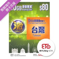 數碼通 -10日 ValueGB【台灣】(10GB) 4G/3G 上網卡數據卡SIM咭