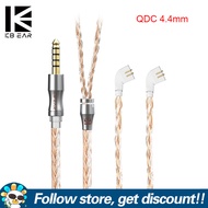 Kbear tai nghe thay thế cáp mạ bạc nâng cấp Tai nghe dây tai nghe qdc/TFZ/2pin/MMCX Cáp Nâng Cấp 2.5