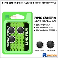 Anti-scratch CameraRing Tecno pova 7 Pova 7 5G Pova 7 Ultra 5G Lens Protector Camera Lens Protector