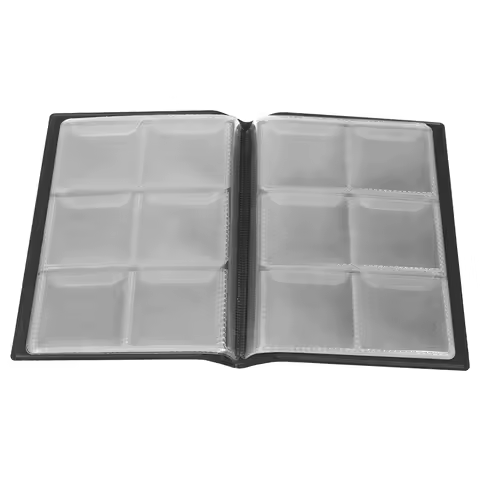 10 Pages 60 PocketsCoins Collection Book Organizer Coin Storage Household Storage Collection Supplie