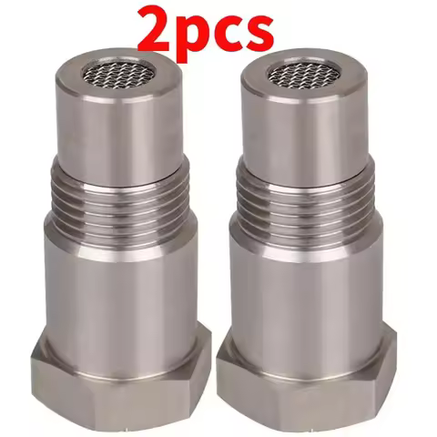 2PCS Off Road O2 Sensor Adapter M18X1 5 CEL Fix Oxygen Sensor for Catalyst Auto Performance Car Acce