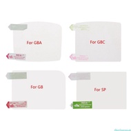 dingdongaa Protector Plastic Glass Screen Lens For GBA for GBA SP GBC Handheld Game Console