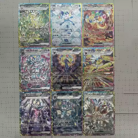 Anime Eeveelution Card Sv8 Eevee Umbreon Sylveon Leafeon Vaporeon 151 High Quality Trading PTCG Hobb