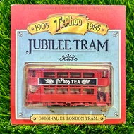 TY-PHOO TEA JUBILEE E1 LONDON TRAM 1:64 Diecast Made in Hong kong