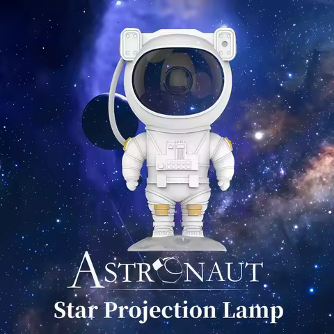 Astronaut Night Light Starry Projection Cosmic Atmosphere Children's Gift Room Decoration Remote Con