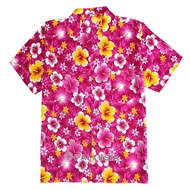 เสื้อลายดอก สีสันสดใส 6สี 7ไซส์ S-4XL เสื้อเชิ้ตฮาวาย เสื้อสงกรานต์ Hawaiian Shirt HW286