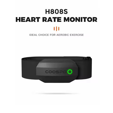 COOSPO H808S Heart Rate Sensor Dual Mode ANT Bluetooth With Chest Strap Cycling Computer for Wahoo G