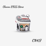 CHARM PAN ALE CHRISTMAS GINGER CAKE HOUSE PURE S925 SILVER PREMIUM GOODS