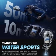 Insta360 X3 Invisible Dive Case 50M 全新原廠全隱形防水潛水殼 🤿