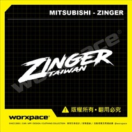 [worxpace] Mitsubishi CMC Zinger/Zinger pickup Rear Gear/Car Side Car Sticker