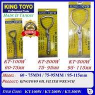 KT-100W (60 - 75MM) KT-200W (75-95MM) KT-300W (95-115mm) KINGTOYO OIL FILTER WRENCH KING TOYO JAPAN 