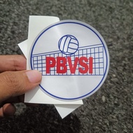 PBVSI STICKERS All of Indonesia Badminton Association