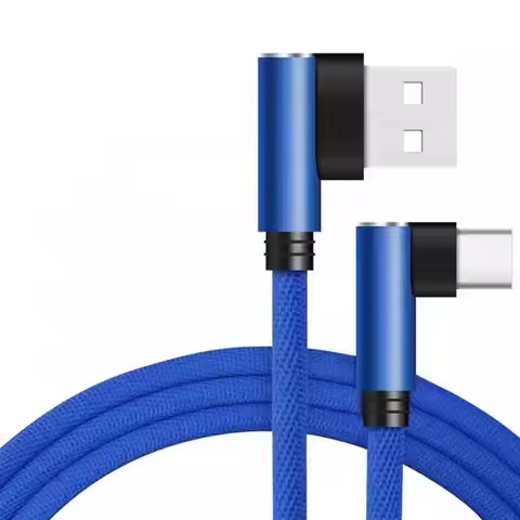 0.35m 1m 2m 3m 90 ° elbow USB Type C Cable For Xiaomi 6 8 HUAWEI Honor 9 10 Samsung S8 S9 Oneplus5 Z